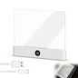 Smart LED Reading Light Book Light Treasure Box Rechargeable Clear LED Flat Reading Light Timer Doodleable Study Lamp the Quiet Reader'S Dream Lights Ultra-Thin Wireless Design